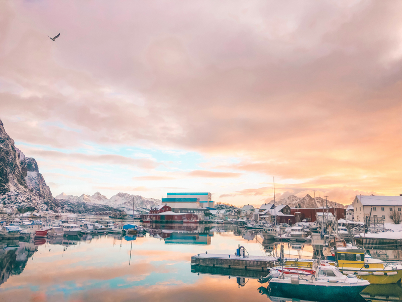 lofoten adaları norveç de manzara